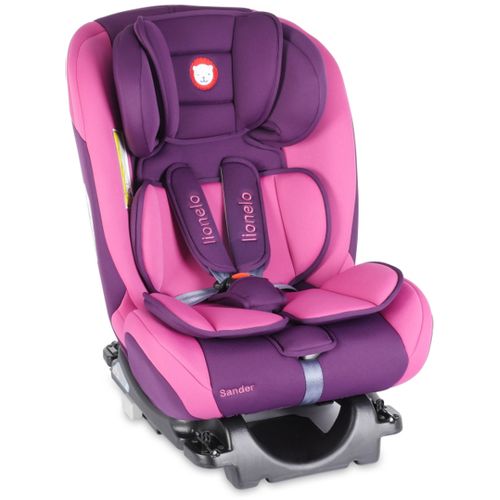 Lionelo autosjedalica sander, 2x isofix, 0-36kg, roza/ljubičasta, 5g jamstva slika 1