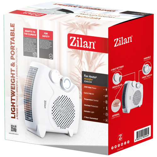 Zilan ZLN5534 Grejalica sa ventilatorom, 2000 W slika 2