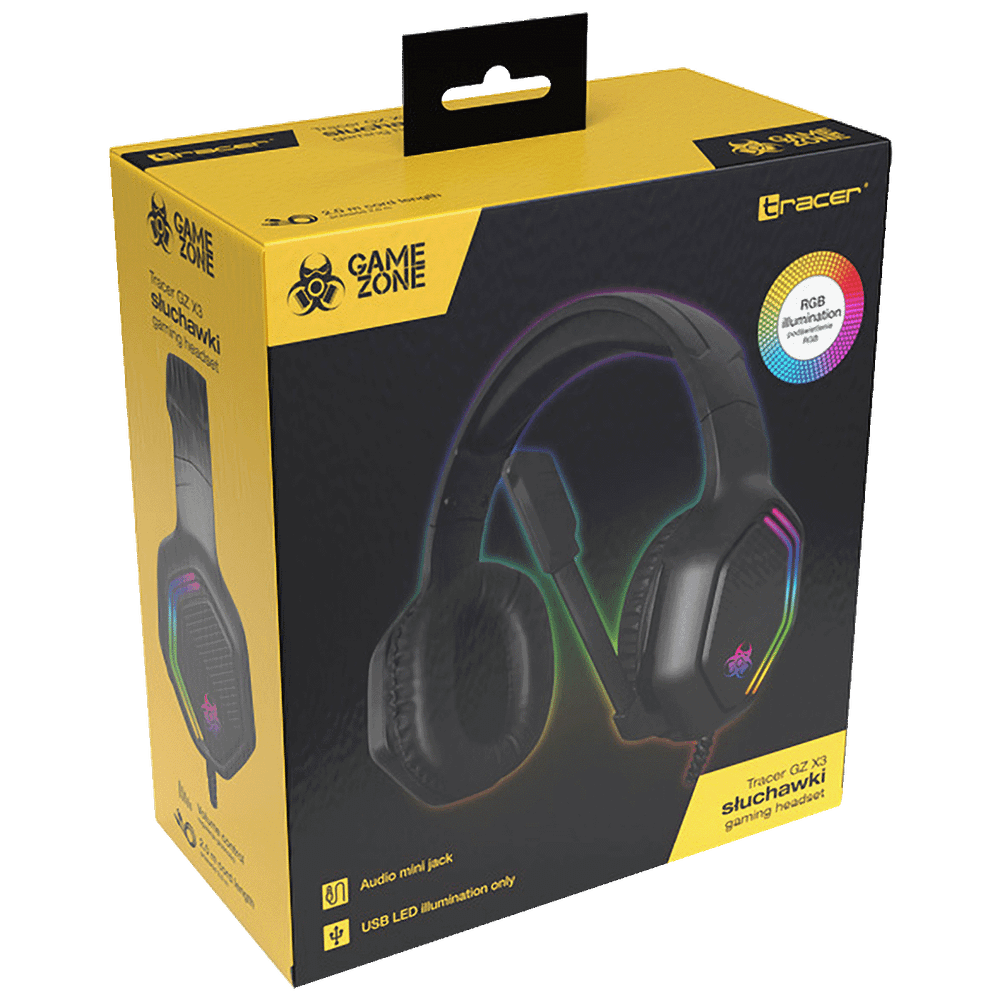 Tracer Slušalice sa mikrofonom, gaming, RGB, 3.5 mm - GAMEZONE GZ X3 slika 5