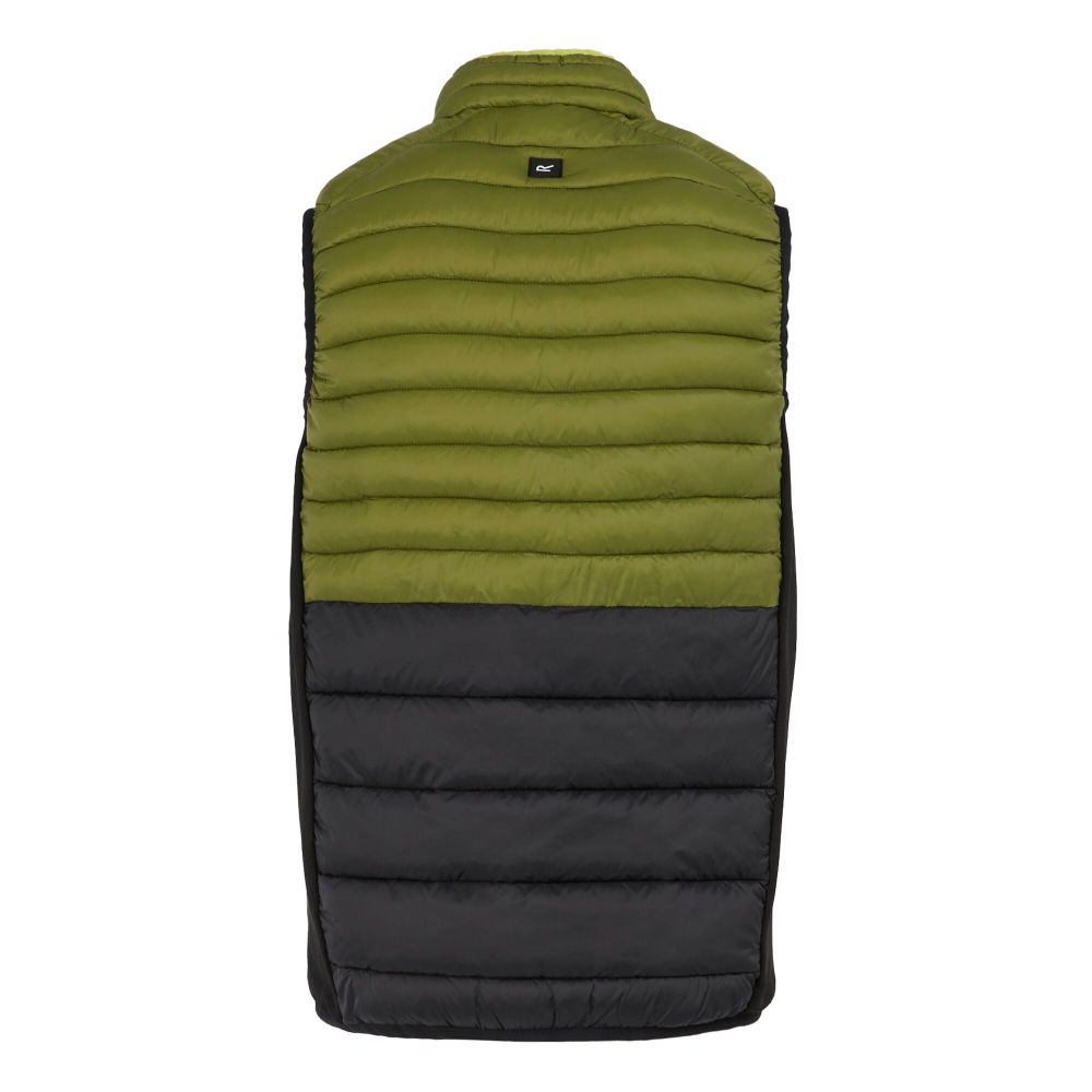 Regatta Muški prsluk Leedre Hybrid BW Nephrite Green/Black slika 3