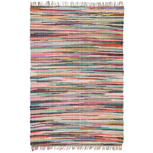 Ručno tkani tepih Chindi od pamuka 80x160 cm raznobojni slika 1