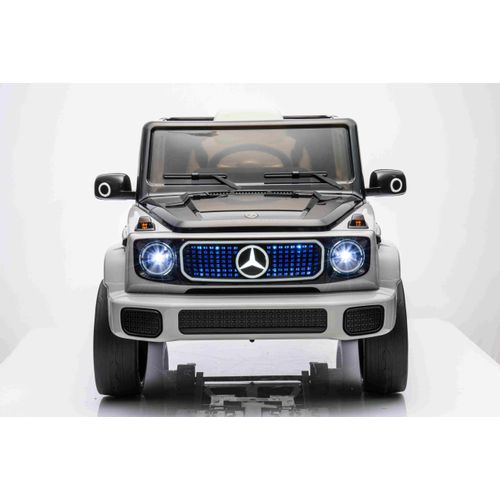 Licencirani auto na akumulator Mercedes Benz EQG 4x4 - srebrni slika 8