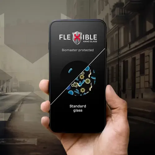 Forcell Flexible 5D - hibridno staklo za iPhone 14 Pro Max crno slika 4