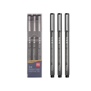 Deli Flomasteri fineliner set 1/3 0.2mm/0.35mm/0.45mm S590