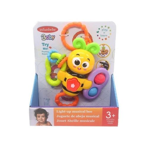 Infunbebe Igračka Za Bebe Light-Up Musical Bee slika 1