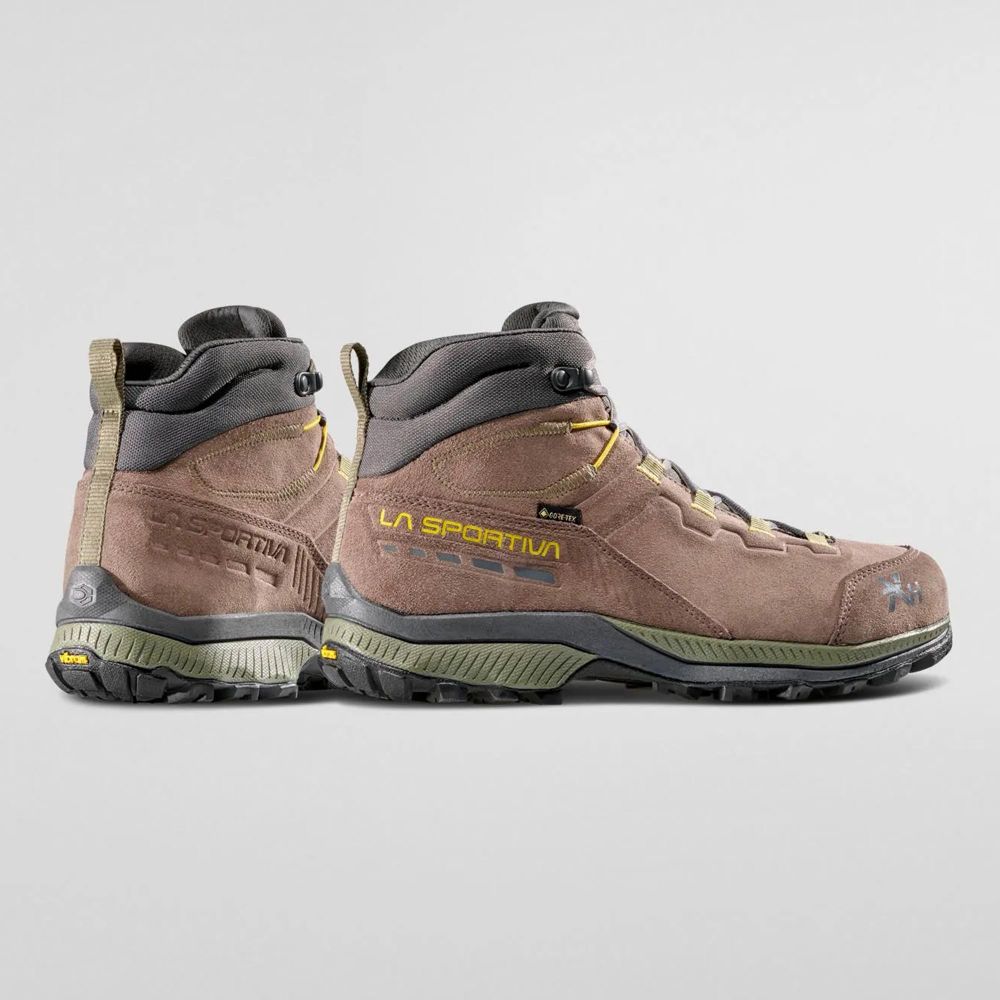 La Sportiva Muške gležnjerice Hike Mid Leather GTX, Taupe/Moss slika 2