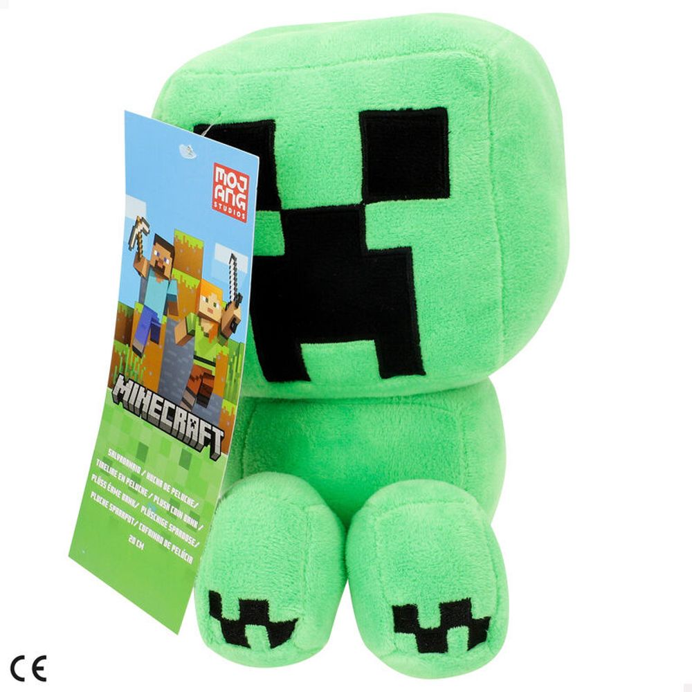 Minecraft plišana kasica 20 cm slika 1