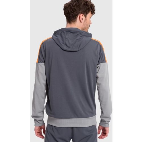 Hoodie Erima Squad Slate Grey/Monument Grey/New Orange slika 4