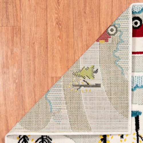 Conceptum Hypnose  Doga - Cream CreamBlueRedGreenBlack Carpet (120 x 170) slika 4