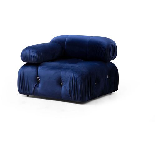 Atelier Del Sofa Sofa, Plava, Bubble L1 - Velvet Blue slika 1