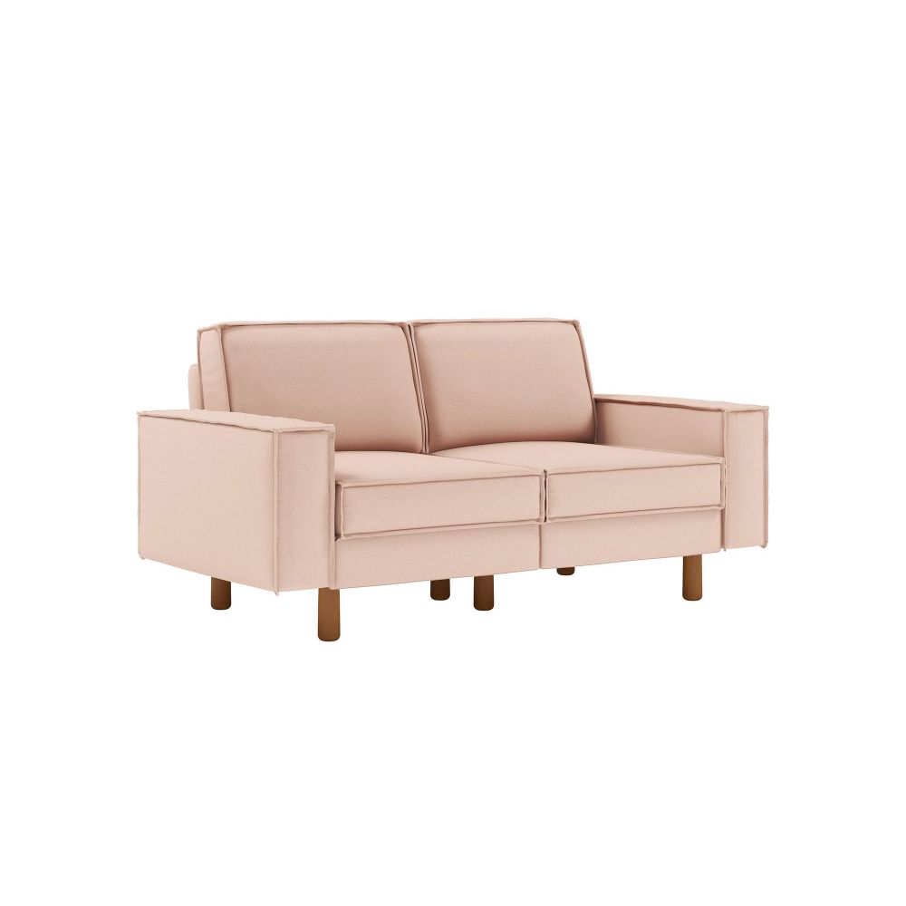Dvosjed Sofa Sparrow 2 - boje: losos i orah slika 1