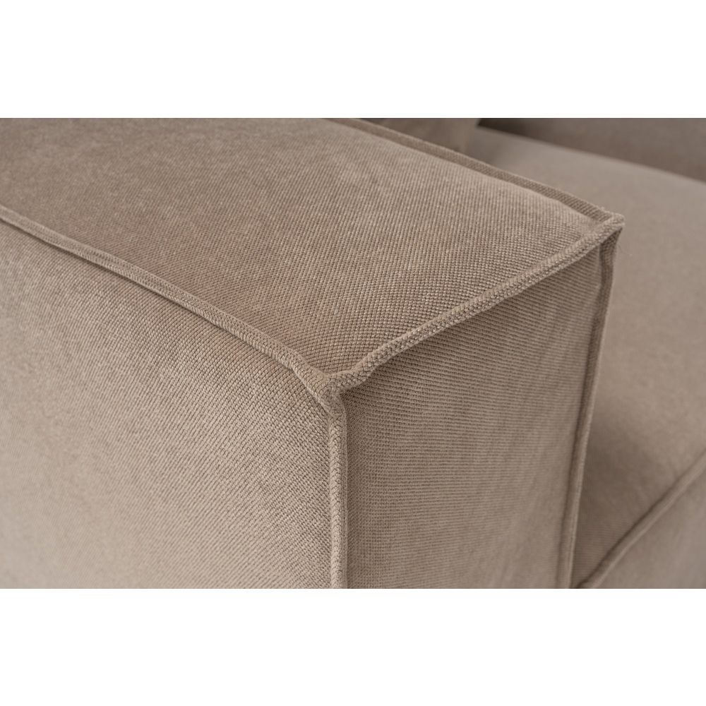 Sora (L1-O1-O1-1R-POUFFE) - Ugao Sofa Cappucino Boje slika 15