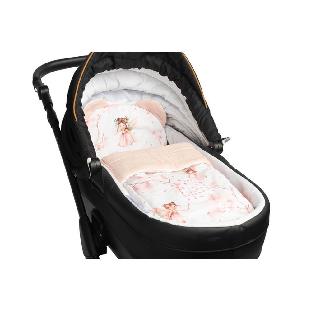 Set kolica od muslin - fairy pink slika 2
