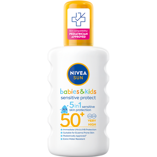 NIVEA SUN protect & sensitive sprej za decu SPF 50+ 200 ml slika 1