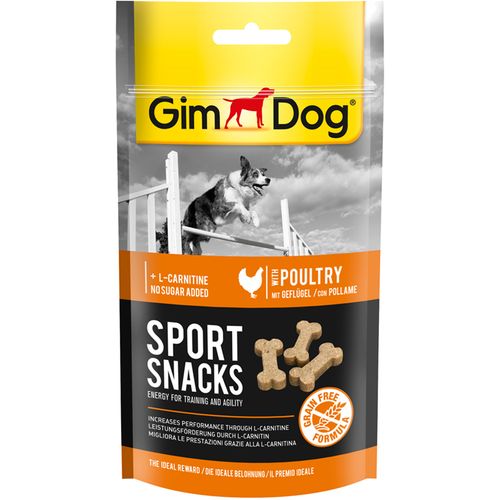 GimDog poslastica za pse Sportsnacks Mini Kosti Piletina, 60 g slika 1