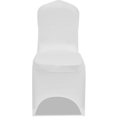 Navlake za stolice rastezljive bijele 12 kom slika 27