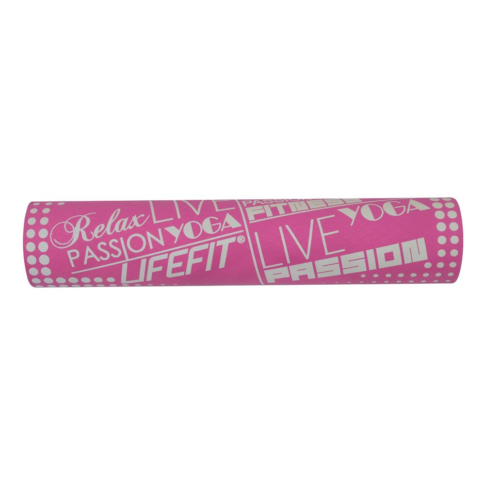 Lifefit Podloga za vježbanje Mat TPE, Pink slika 2