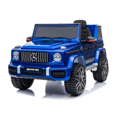 Licencirani auto na akumulator Mercedes G63 - plavi/lakirani slika 3