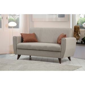Zaden - Bež Sofa na Razvlačenje za Dva Osobe