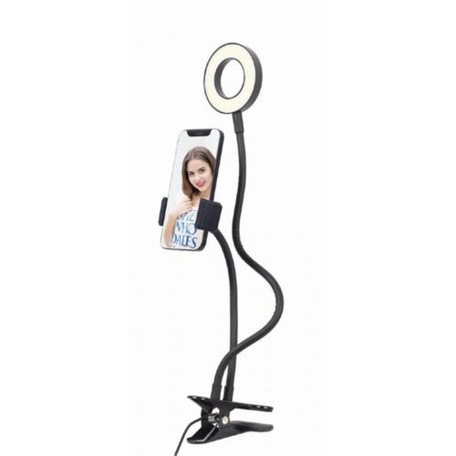 Gembird Selfie ring light with phone holder slika 1