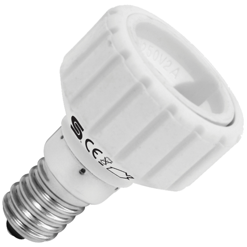 home Adapter za sijalično grlo E14 na GU10 - GU10/E14 slika 1