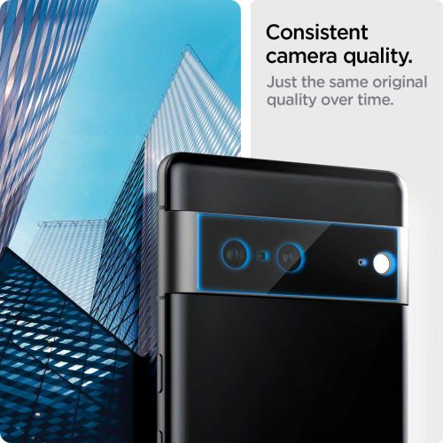 Spigen - Glas.tR EZ Fit Optik.TR staklo za kameru (2 kom) - Google Pixel 7 - crno slika 2