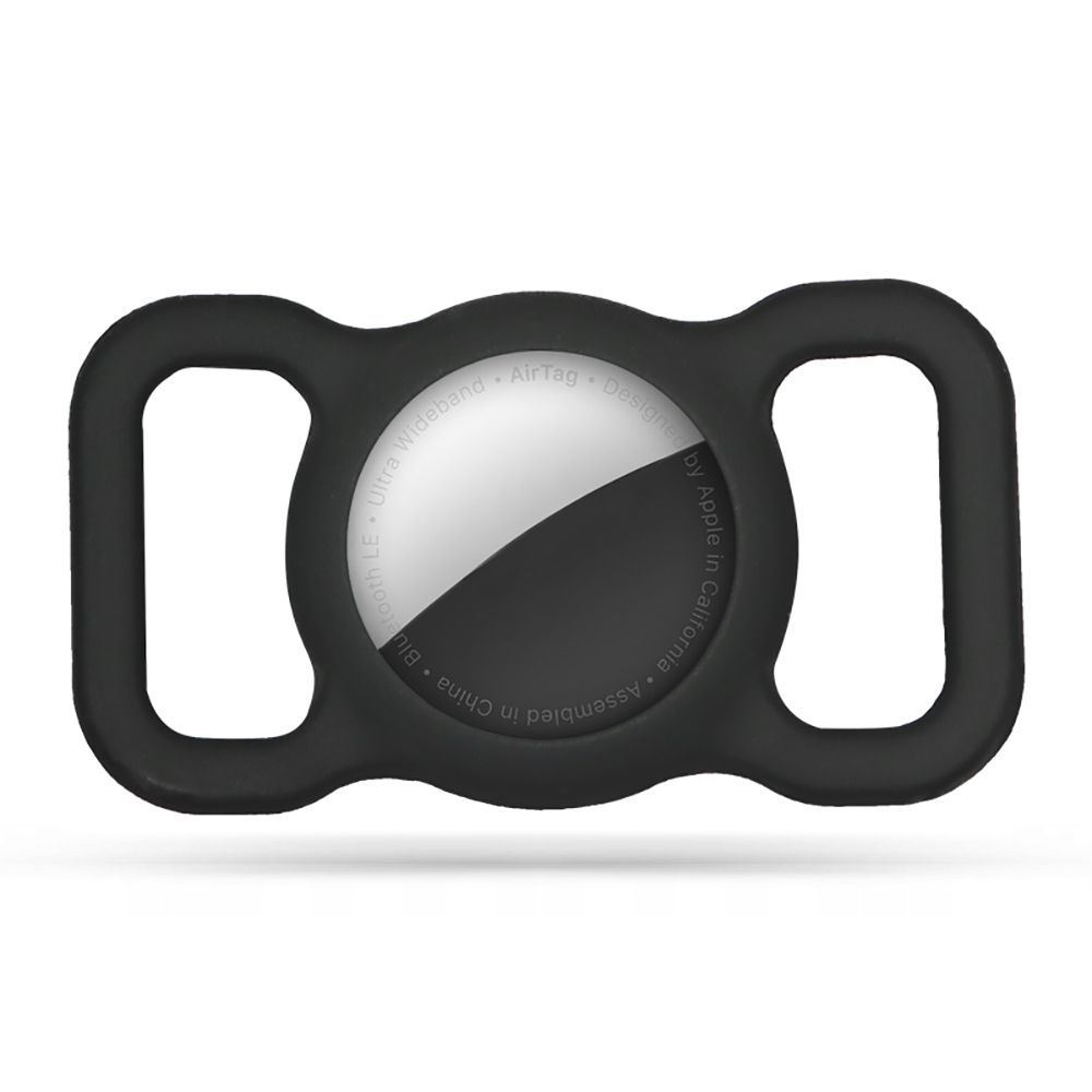 TECH-PROTECT SMOOTH TORBICA ZA KUĆNE LJUBIMCE ZA APPLE AIRTAG 1 / 2 -crna slika 1