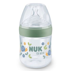 NUK Flašica For Nature sa indikatorom temperature 150ml 0-6mj, Zelena