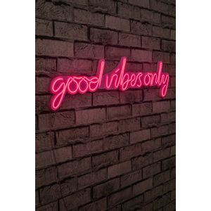 Wallity Good Vibes Only - Pink Dekorativna Plastična LED Rasveta