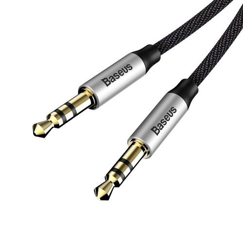 Baseus Yiven M30 3,5 mm AUX audio kabel 1 m crno/srebrni slika 4