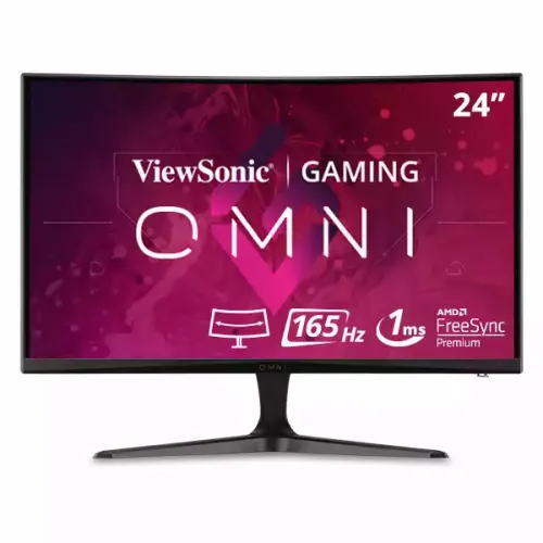 ViewSonic monitor 24" Omni VX2418C 1920x1080/Full HD/165Hz/1ms/HDMI/DP/Curved slika 1