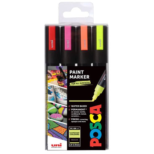 UNI POSCA marker pc-5m fluorescentne boje 4/1 slika 2