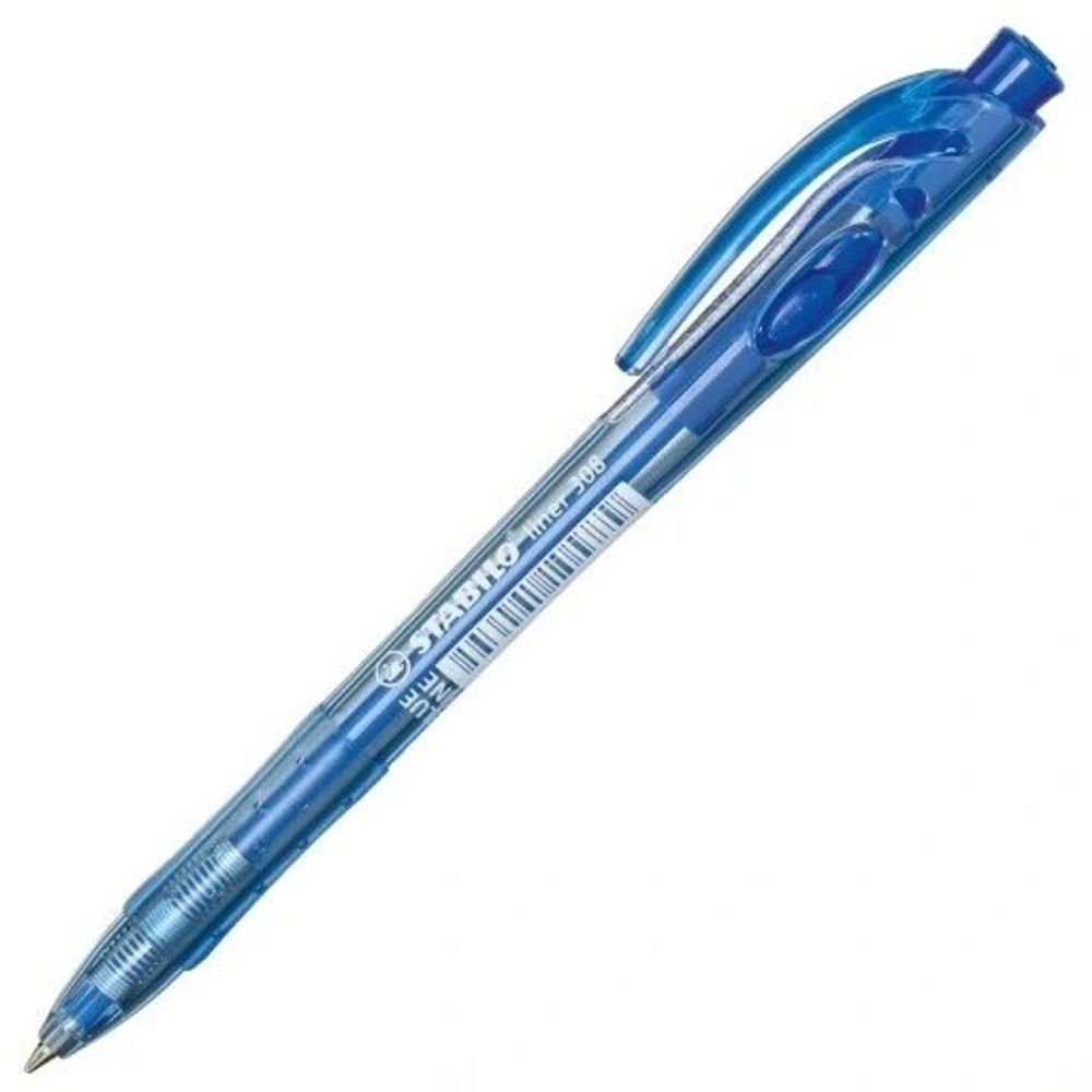 Stabilo Hemijska olovka plava 308F Click slika 2