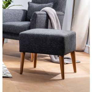 Atelier Del Sofa Tabure, Zeni Puf - Dark Grey