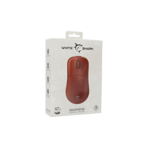 White Shark GM 5014 GRAPHENE, Mouse Red slika 5