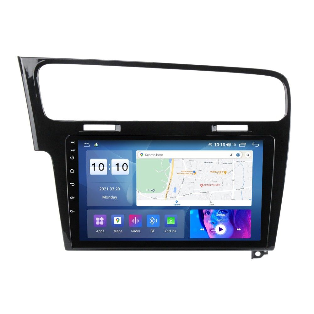 Radio Android Touch Screen 10" za VW Golf 7 2013-2017, 1+16GB slika 1