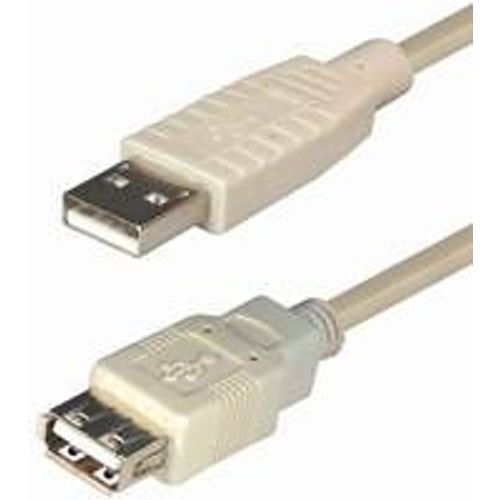 Transmedia USB 2.0 extension Cable type A plug to A jack, 2,0m slika 1