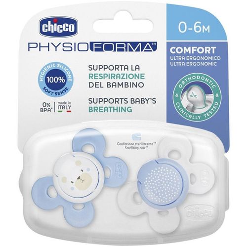 CHICCO duda varalica - silikon Comfort 0-6 m blue 7493121 slika 3