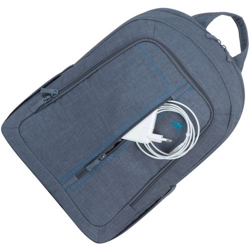 Ruksak RivaCase 15.6" Alpendorf 7560 Grey laptop Canvas backpack slika 3