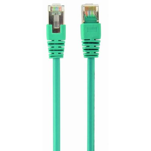 PP22-1M/G Gembird Mrezni kabl FTP Cat5e Patch cord, 1m green slika 1