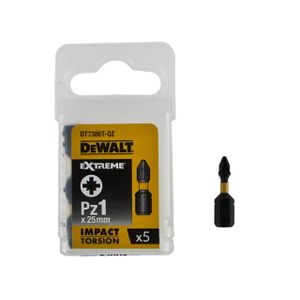 Dewalt NASTAVAK PZ1/25MM IR TORSION ZA UDAR.VIJAČ. 5 KOS DT7386T