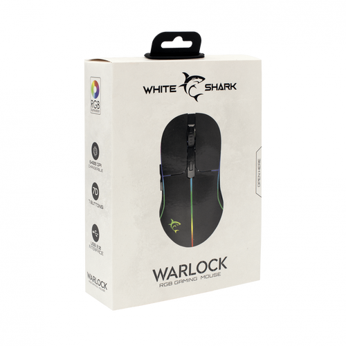 White Shark WS GM 5010 WARLOCK, Mouse Black slika 5