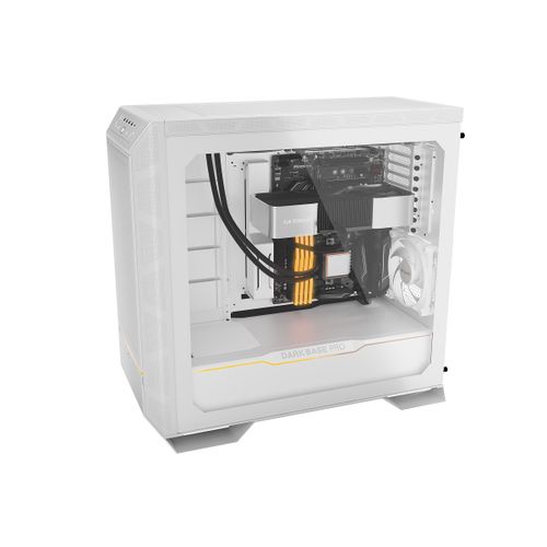 be quiet! BGW51 DARK BASE PRO 901 White, MB compatibility: E-ATX / XL-ATX / ATX / M-ATX / Mini-ITX, Three pre-installed be quiet! Silent Wings 4 140mm PWM fans, Integrated Fan Hub, Ready for water cooling radiators up to 420mm slika 5