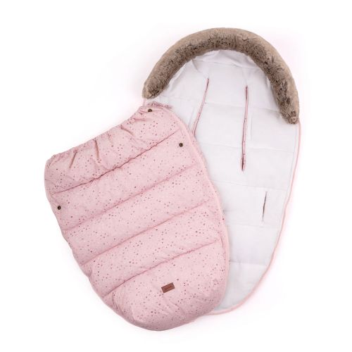 PETITE&MARS Footmuff Comfy 4 u 1 zimska vreća za kolica, Glossy Princess/White slika 4