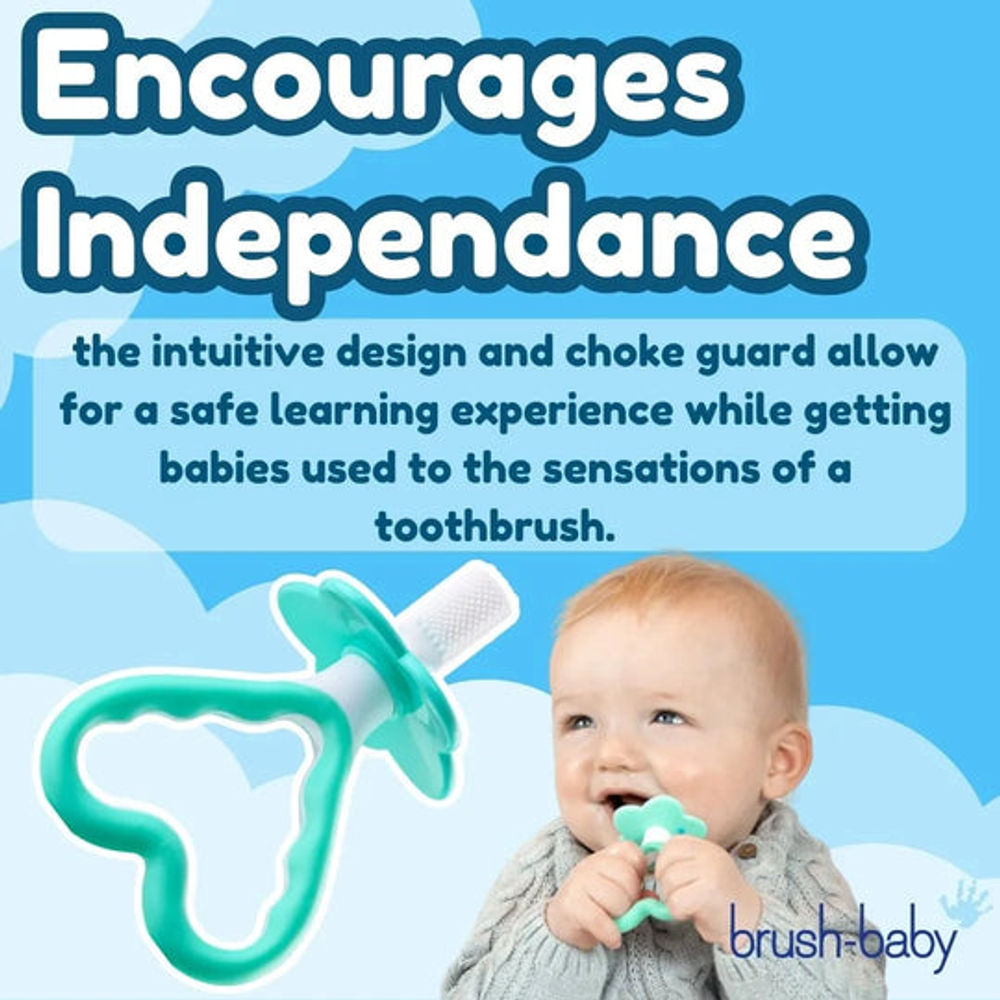 Brush-Baby Set za oralnu njegu beba First Brush & Teether slika 9
