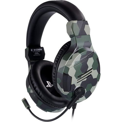 BIGBEN PS4 WIRED STEREO GAMING HEADSET V3 GREEN slika 1