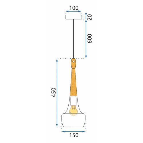 TOOLIGHT Stropna svjetiljka APP936-1CP crna slika 13