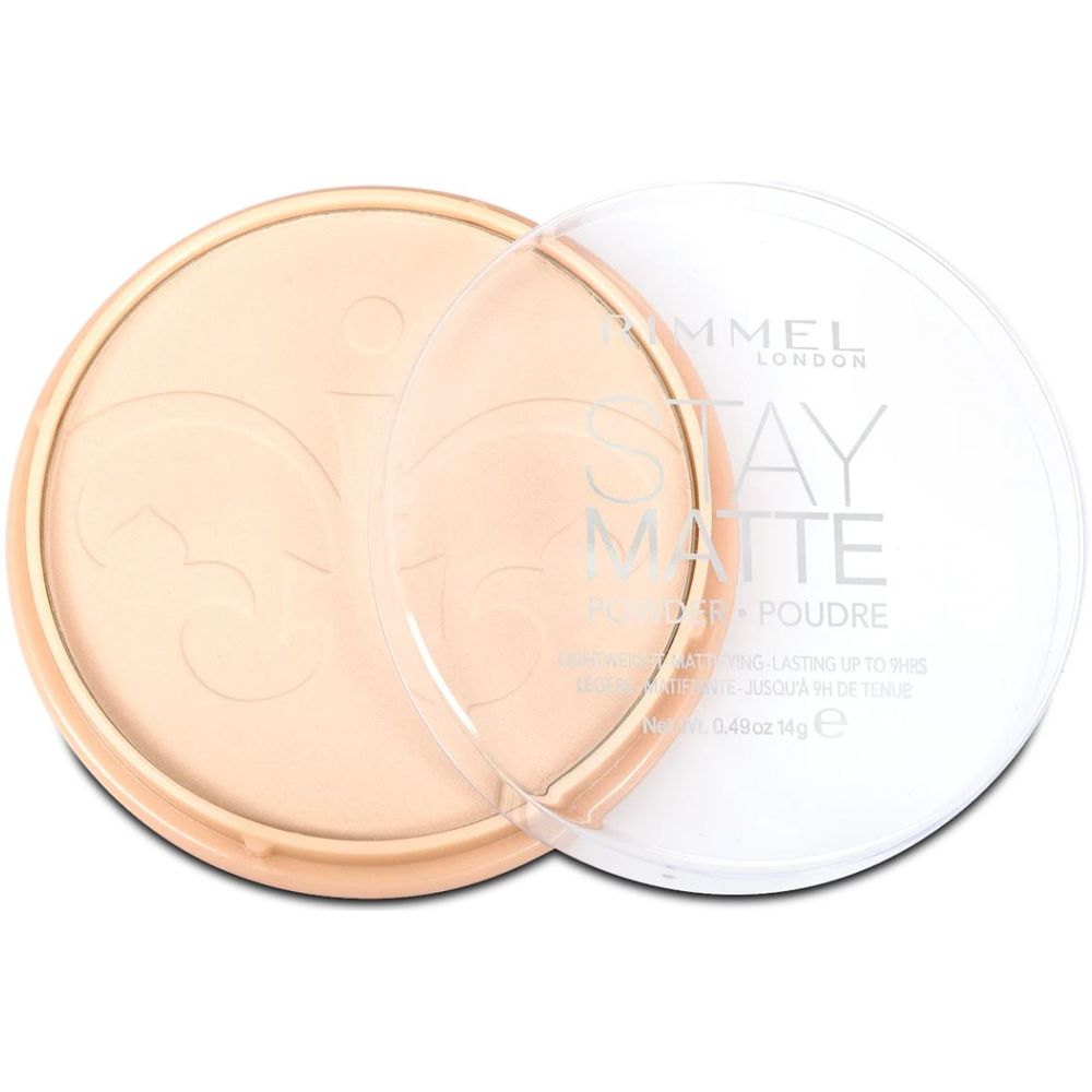 Rimmel Puder u kamenu Stay Mat Transparent 01 14g slika 2