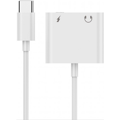 A-CM-3.5FP-01 Gembird USB type-C plug to stereo 3.5 mm audio adapter cable, with extra power socket slika 4