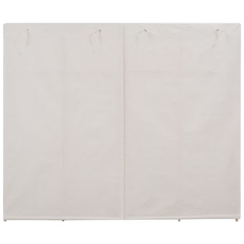 Ormar od tkanine bijeli 200 x 40 x 170 cm slika 31